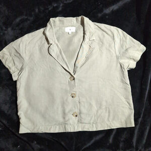 Lou Grey Oversized Crop